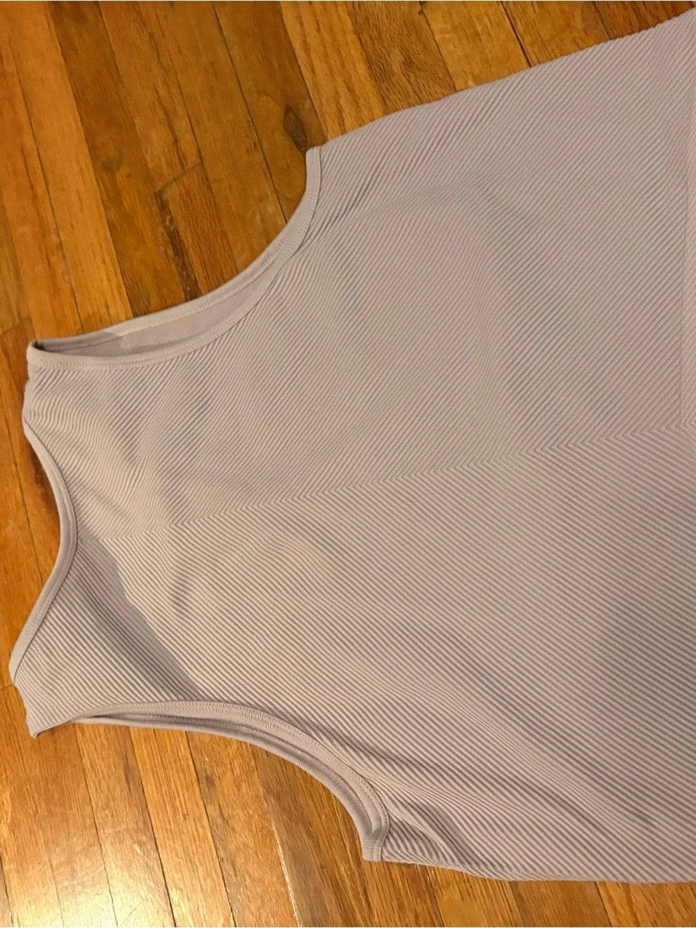 Mauve Ribbed Tank Top - Picture 3 of 3